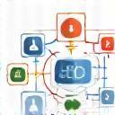 Icon representing social media marketing